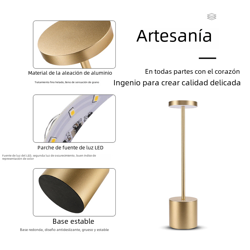USB Charging Table Lamp Image 1