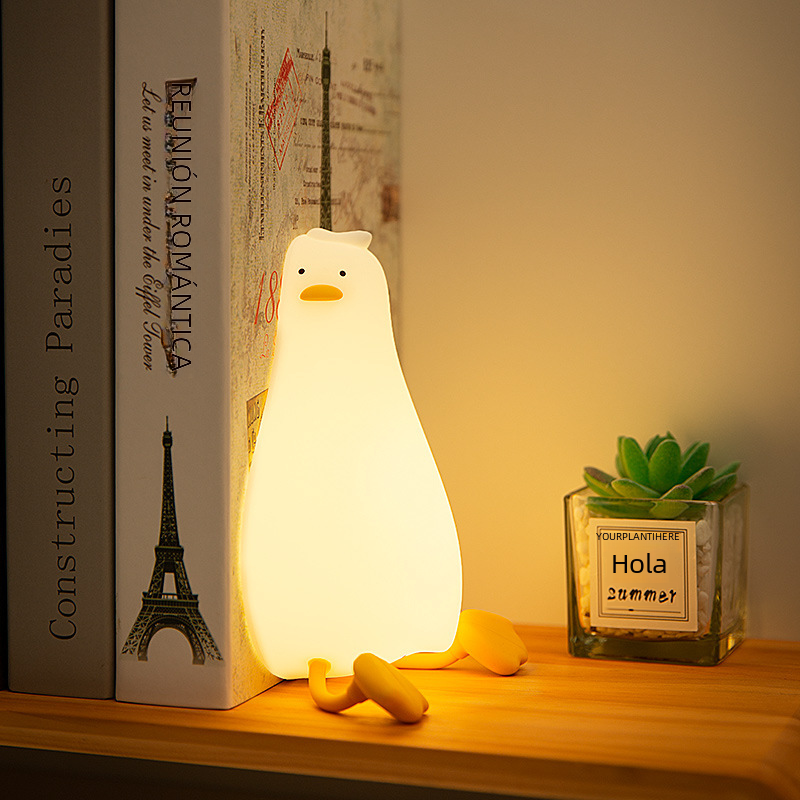 Lay Flat Duck Silicone Lamp