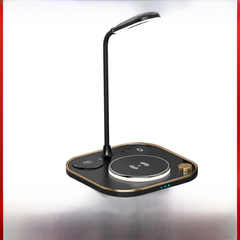 El cargador inalámbrico todo junto fronterizo para la protección ocular de carga inalámbrica LED de la lámpara de escritorio de los auriculares del teléfono móvil del reloj de la manzana