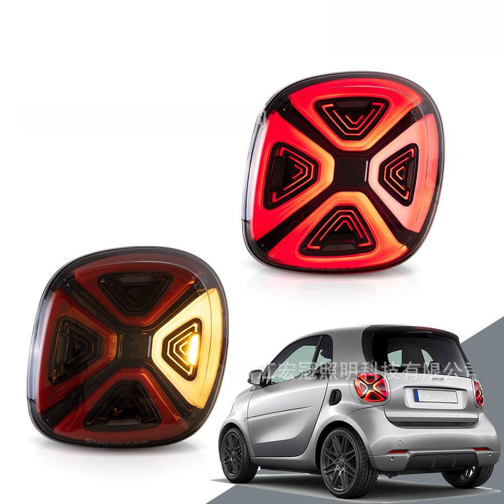 VLAND is suitable for Mercedes-Benz Smart Fortwo 453 tail light assembly modification for Smart taillights, for the years 2014-2019.