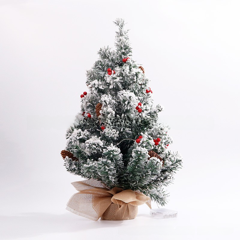 Árbol de Navidad Decoración Venta directa de fábrica Mini árbol artificial Mini decoraciones Familia Regalo de Navidad 20CM