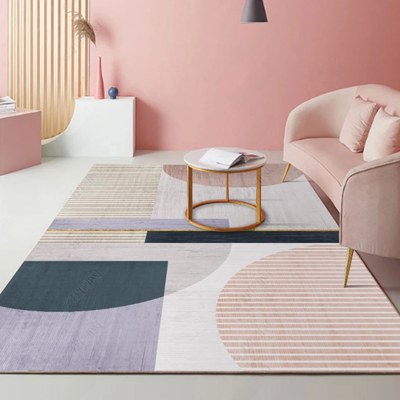 Living room carpet bedroom girl ins bedside blanket internet celebrity simple full room Nordic light luxury coffee table floor mat