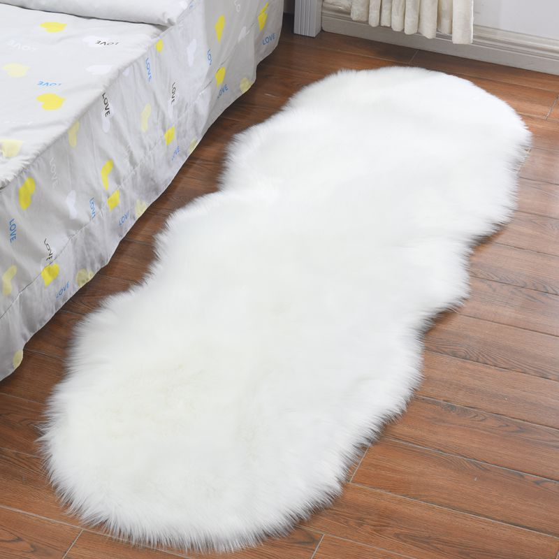 High-density imitation wool sofa pad plush rug bedroom room living room rug floor mat bed side rug floor mat