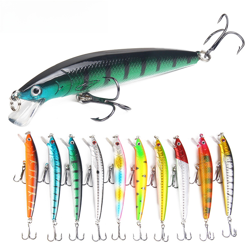 Luya cebo transfronterizo Mino cebo 10cm/9G flotante de agua de sonido perlas de simulación cebo duro cebo artificial artes de pesca productos