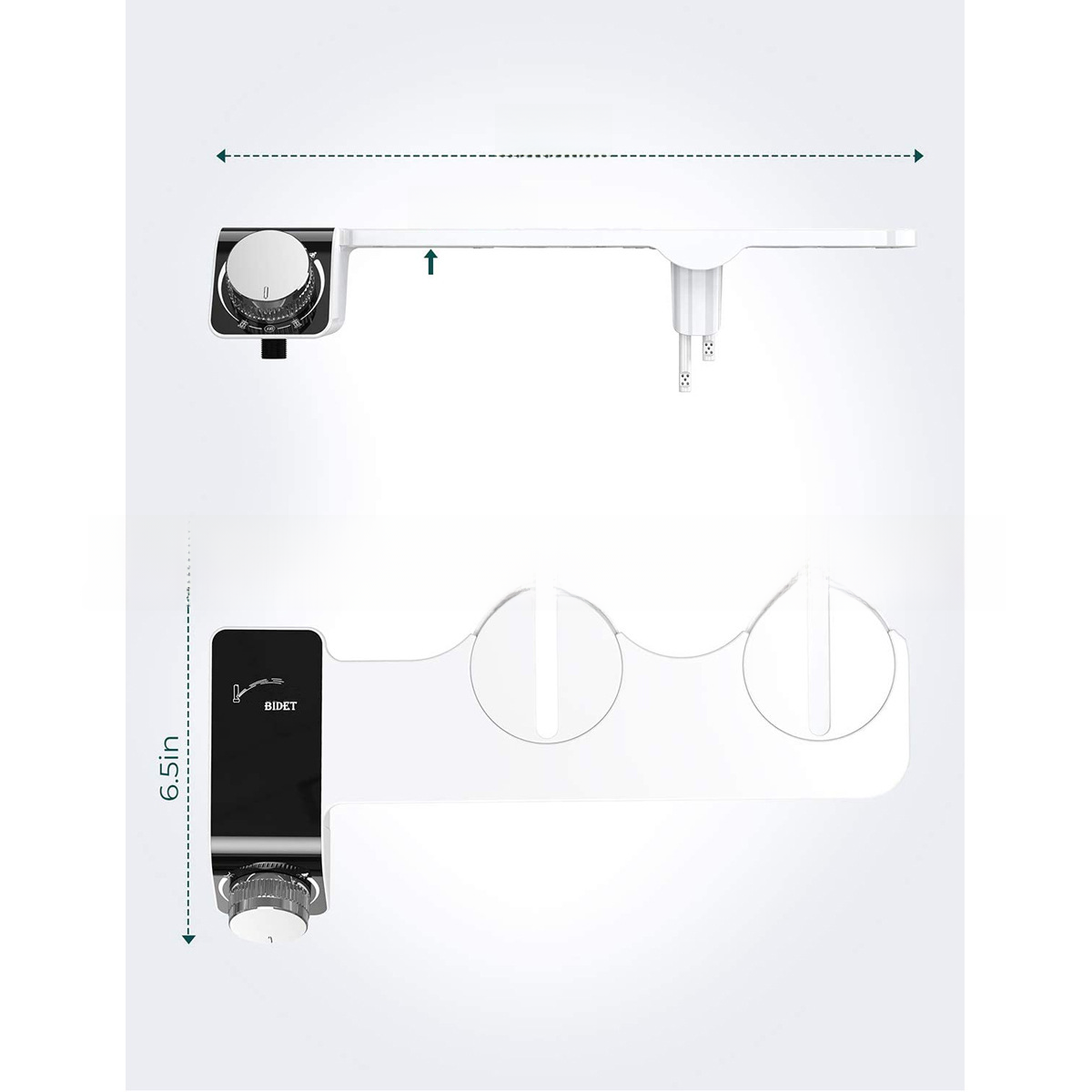 Nuevo limpiador de cuerpo de nueve engranajes Amazon nuevo suministro directo de fábrica de doble spray lavado de cadera lavado de las mujeres delgadas con lavado automático de las mujeres