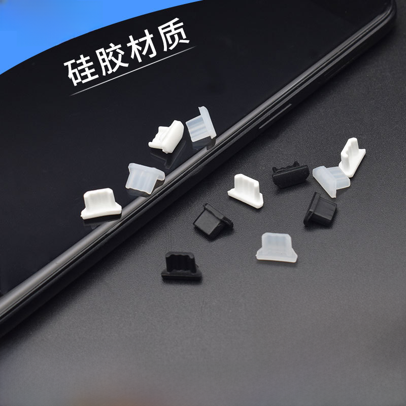 Enchufe del polvo del teléfono móvil que carga el enchufe del auricular del enchufe del teléfono móvil de Android enchufe del polvo del silicón del USB Micro