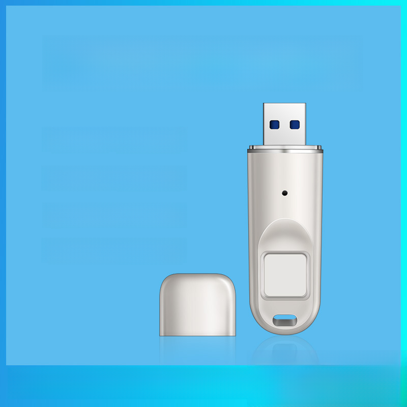 Suministro directo de fábrica cifrado de huellas dactilares disco flash USB aleación de zinc usb3.0 Identificación de huellas dactilares cifrado de computadora de oficina de alta velocidad disco flash USB