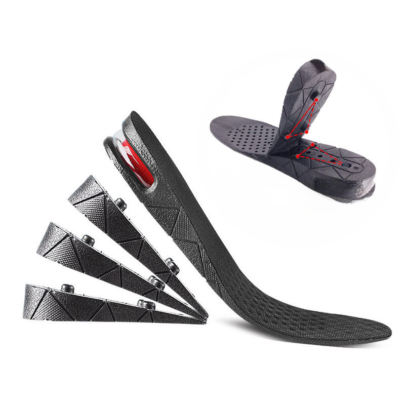 Los hombres y las mujeres de la plantilla de absorción de choque deportivo invisible cojín de aire cojín completo de múltiples capas extraíble medio cojín