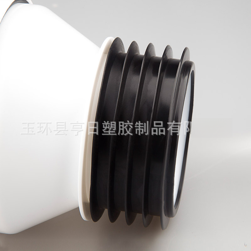 Pin de fábrica PVC tubo de desplazamiento de conexión de inodoro dispositivo de desplazamiento de inodoro accesorios de inodoro tubería de aguas residuales