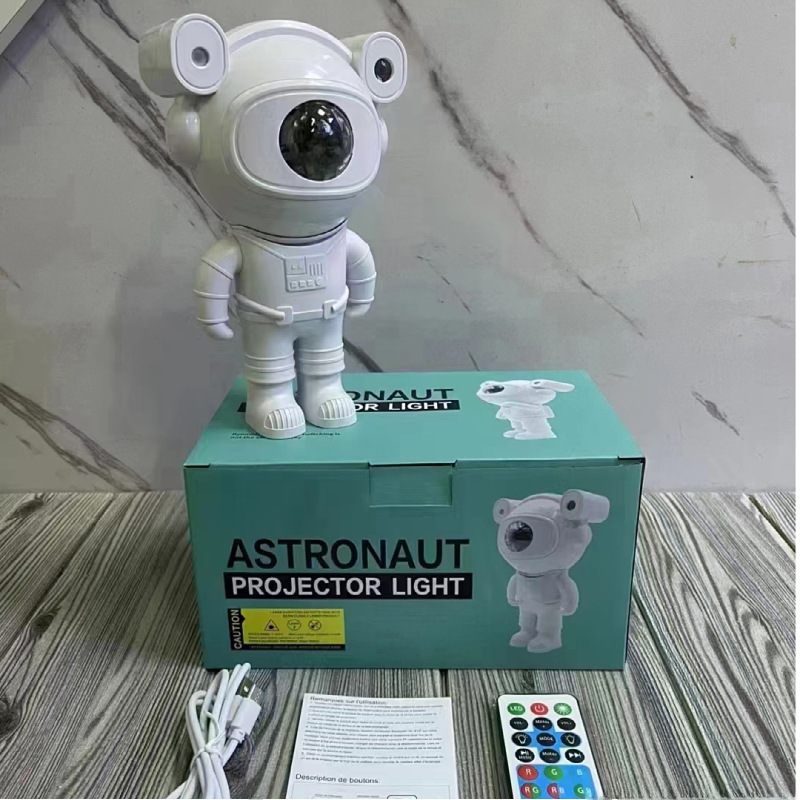 Astronaut projection lamp remote control audio table lamp plug-in Spaceman Starry Sky Projector Aurora atmosphere night light