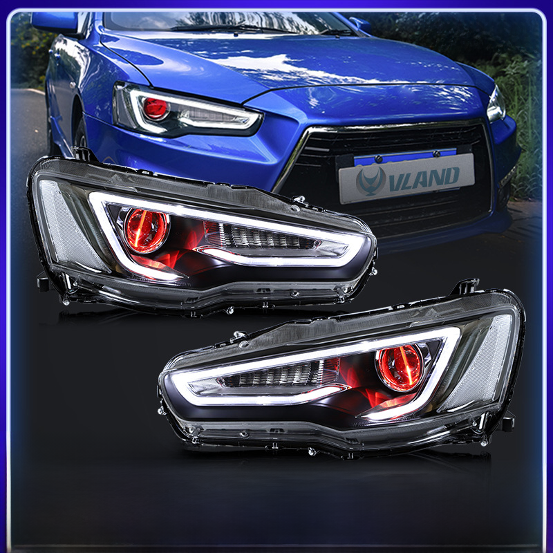 Modified car lights suitable for 08-16 Mitsubishi Winged God car LED lights Devil Eye car LED headlight assembly