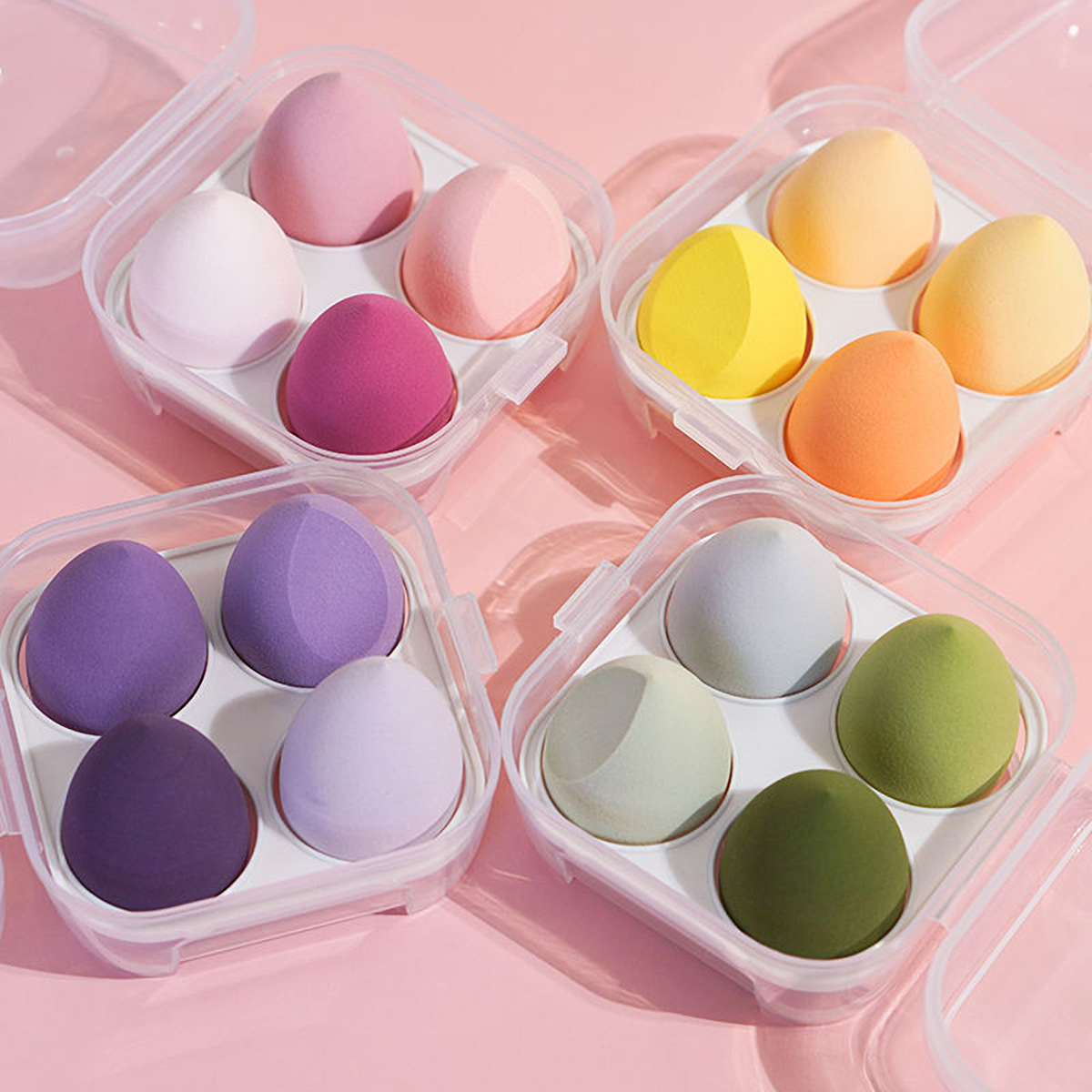 Do not eat powder do not card powder beauty makeup eggs dry and wet dual-use makeup eggs wholesale independent packaging gourd water droplets oblique powder puff