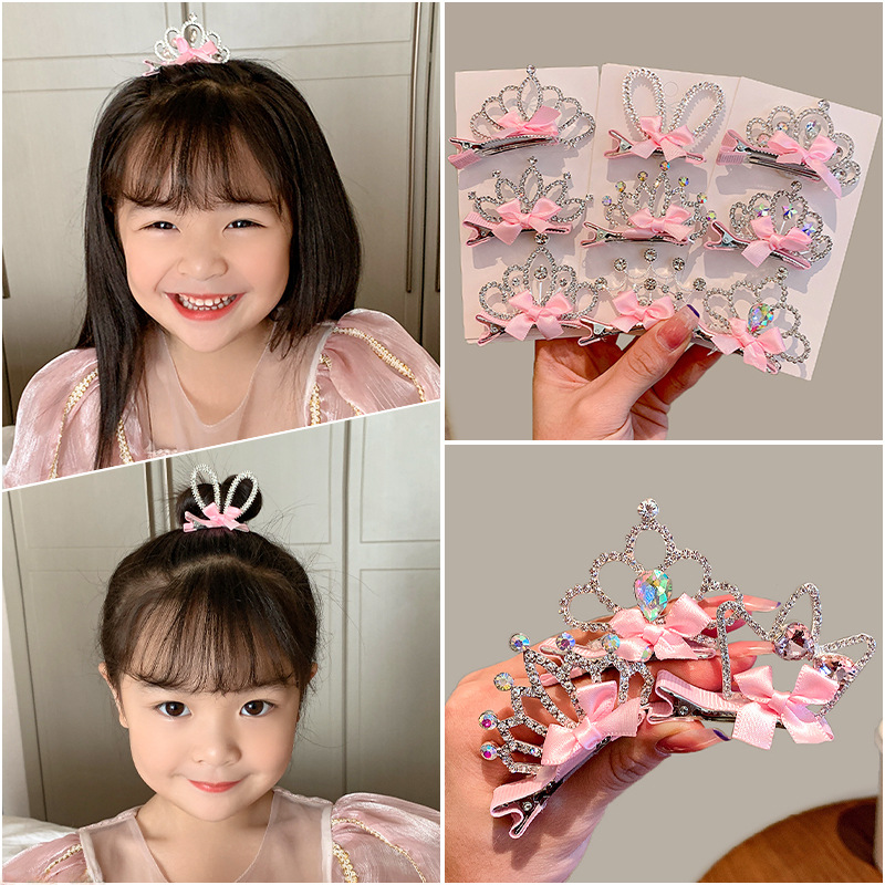 子供用ヘアアクセサリー - カラフルなビーズのヘアバンド、かわいいリボンクリップ、女の子用の花の形のネクタイ。|undefined