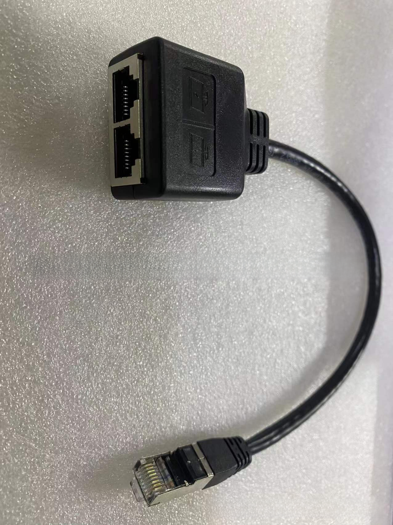 Rj45 1 に 2 イーサネット Lan ネットワークアダプタケーブル Rj45 オス 2 メス Cat7 ネットワークケーブルデジタルコンピュータ/コンピュータ|undefined