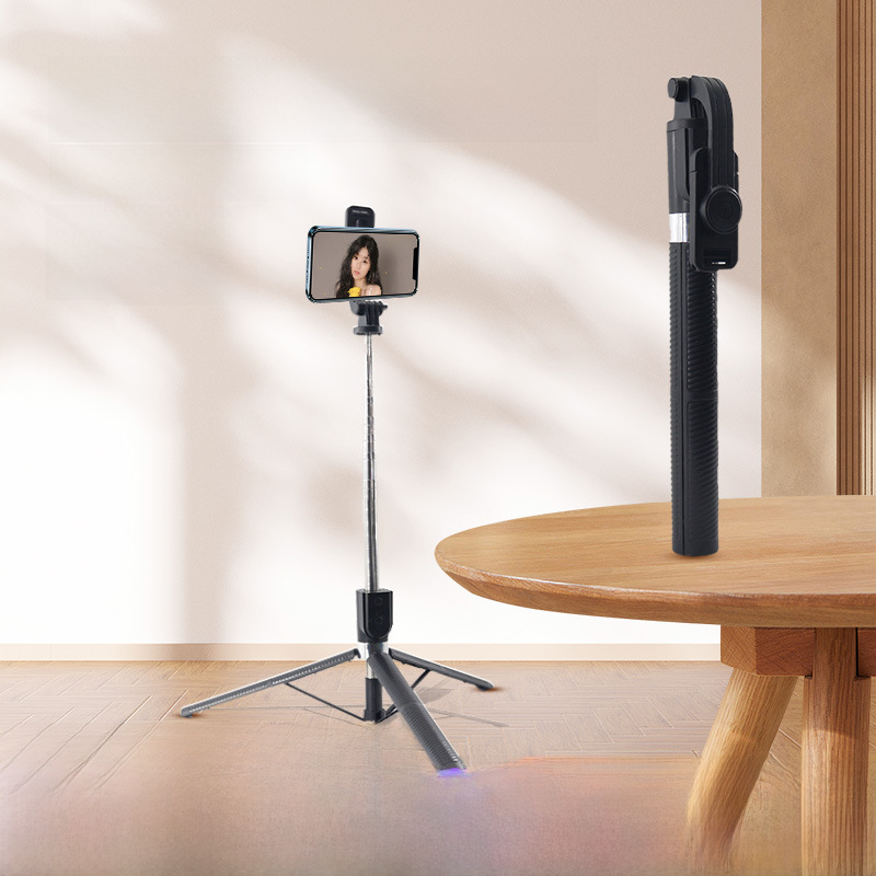 Fábrica al por mayor yt06 teléfono móvil selfie stick trípode universal super largo varilla de extensión de mano 1,7 m soporte de disparo