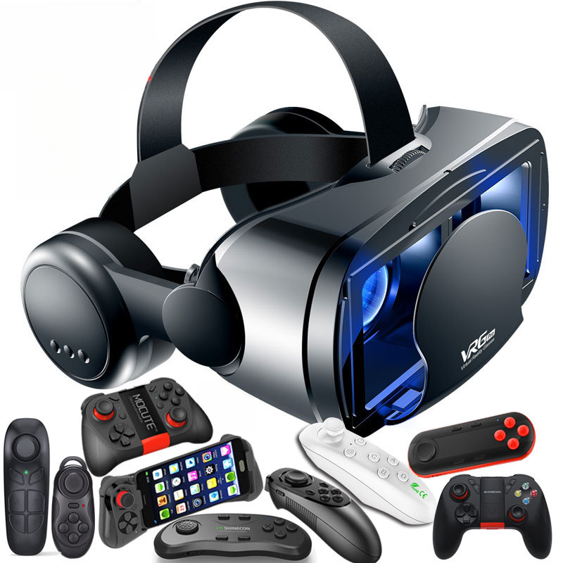VRGPro VR gafas de luz azul ojo protección nuevo auricular grande teléfono móvil casco de realidad virtual gafas 3D VR
