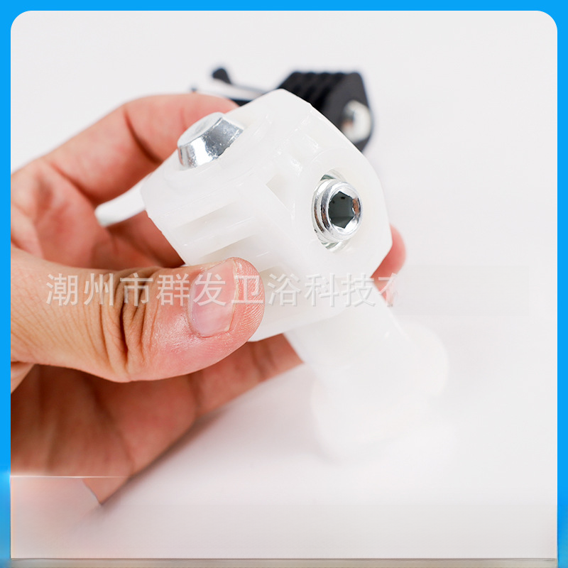 Instalación inteligente del inodoro con tornillo de fijación del inodoro, bloqueo de nailon, conector trasero, montaje lateral, montaje superior, accesorios generales