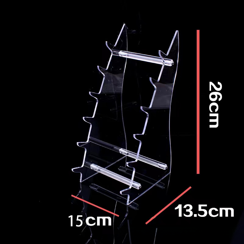 Acrylic Transparent Small Knife Stand Display Rack Folding Knife Butterfly Knife Fruit Knife Display Showcase