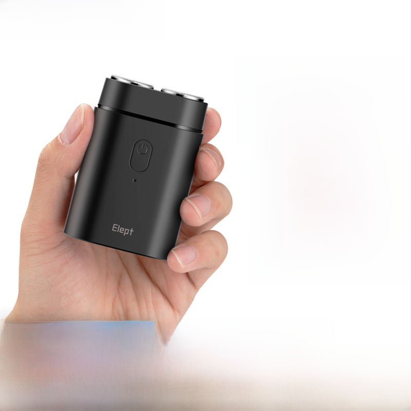 Wholesale new double head shaver electric portable rechargeable men's electric shaver small car genuine