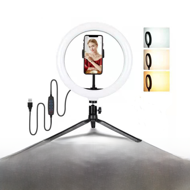 LED selfie anillo luz 10 pulgadas relleno luz escritorio teléfono móvil Vivo belleza anillo luz fabricante