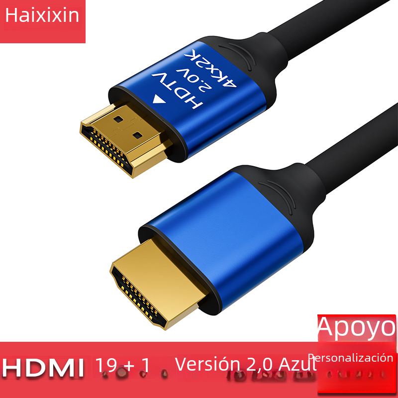 Cable 4k Hdmi 2,0, interfaz de Monitor de caja Hd, ordenador, proyector de Tv, Cable de conexión de 1,5 m, Audio y vídeo Digital de alta definición