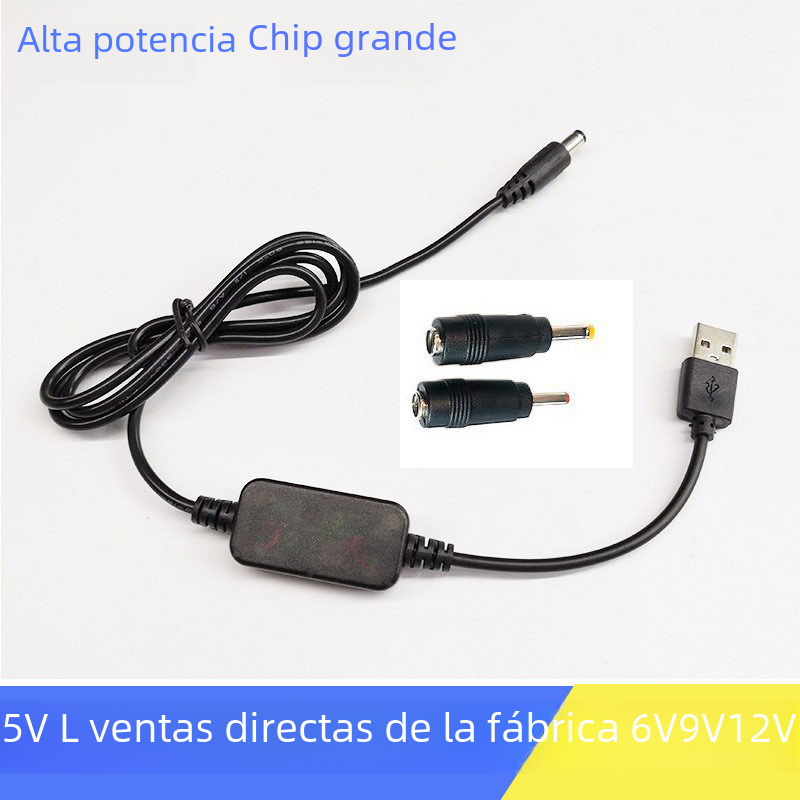 De alta Potencia de 5V L 9V 12V USB Boost línea móvil Cable de conexión router línea boost