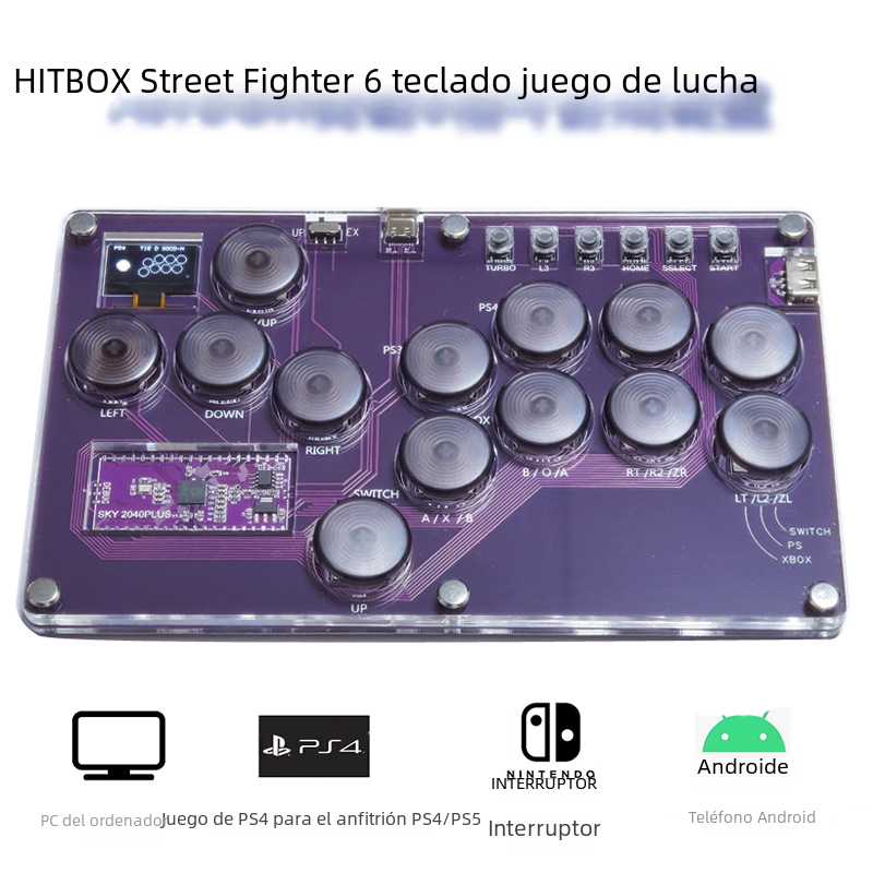 SKY2040PLUS13 teclas personalizadas SOCD juego de lucha teclado HITBOX Street Fighter 6Steam Arcade PS5
