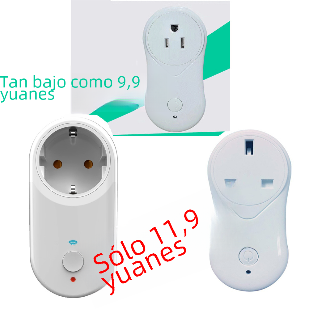 Wifi inteligente socket estándar europeo estándar británico estándar americano con USB graffiti inteligente Alexa Google control de voz