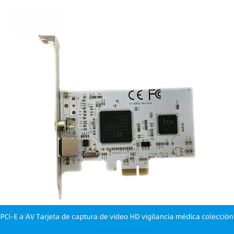 E Zhou PCI-ElAV tarjeta de captura PCIE a AV monitoreo médico HD Tarjeta de captura de vídeo CX23881 chip