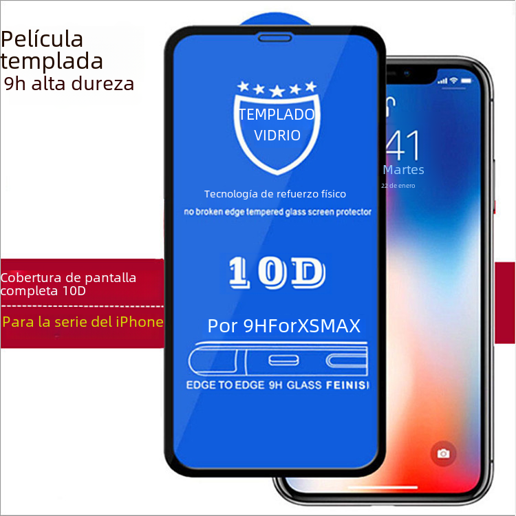 Protector de pantalla de vidrio templado 10d para iPhone 15 Pro 13 14 Plus, película de teléfono tallada en frío, vidrio de borde curvado