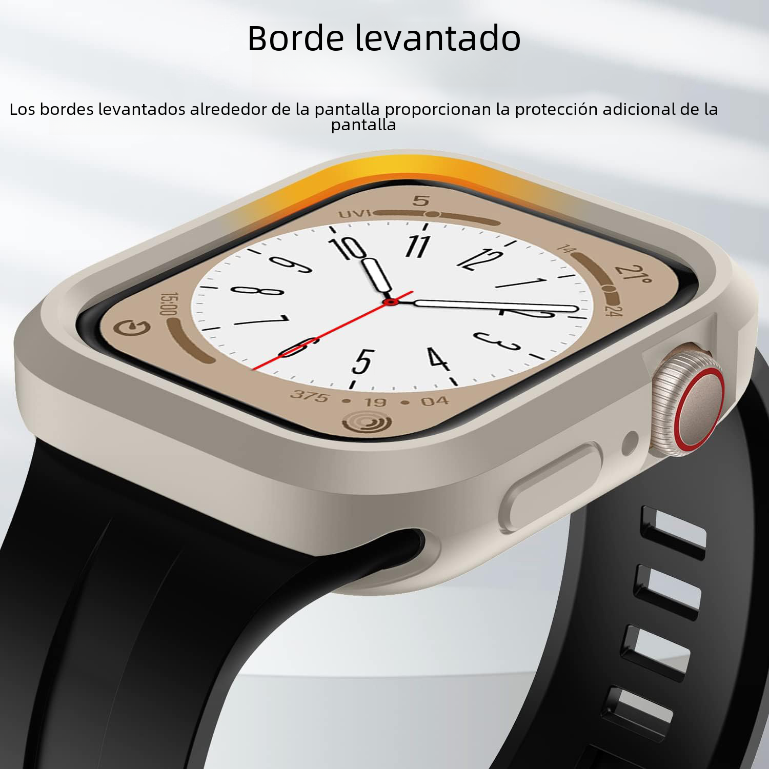 Carcasa blanda TPU para Apple Smart Watch iwatch456789 caja de reloj proceso esmerilado caja protectora al por mayor