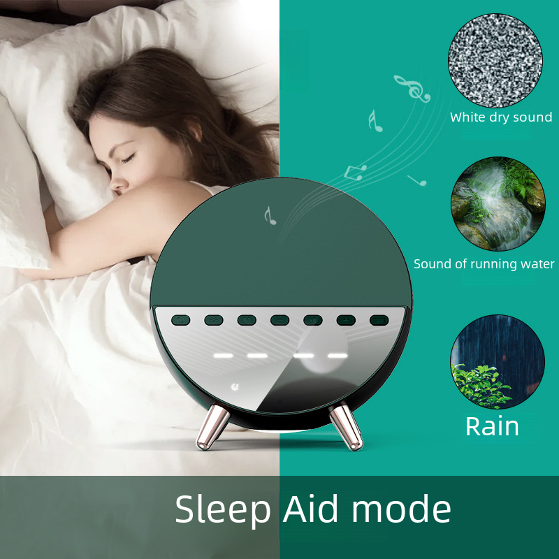 私模多功能三合一創意藍牙音響時鐘鬧鐘夜燈手機無線充電器小音箱