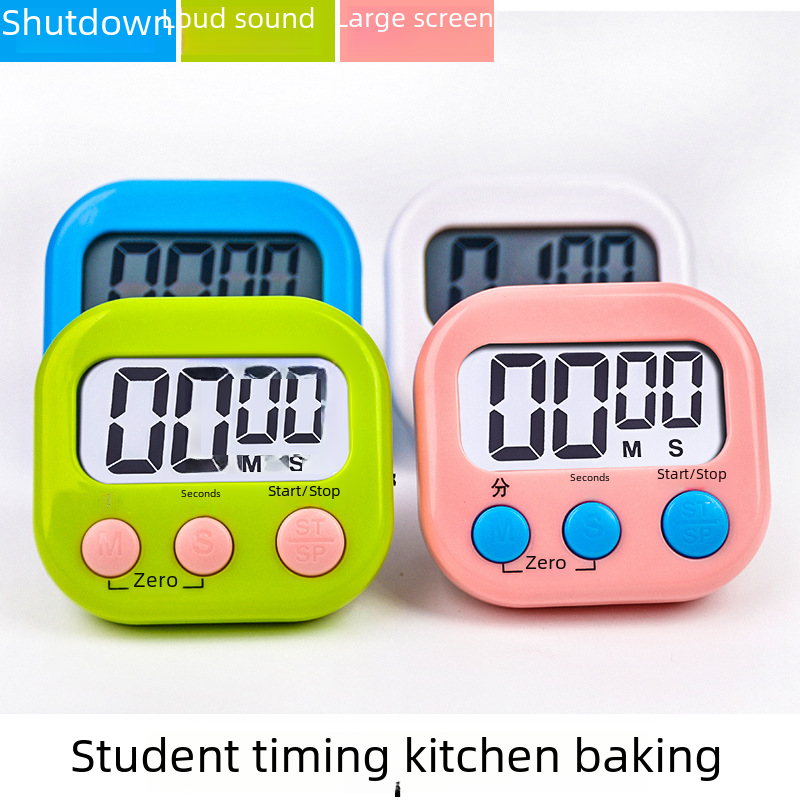 Timer Kitchen Timer Count Down Large Display Electronic Alarm Clock Student Time Manager Wholesale