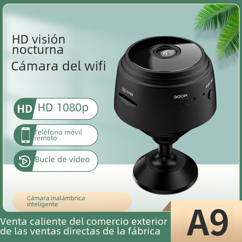 Cámara inalámbrica A9 de visión nocturna de alta definición, Wifi, uso doméstico, cámara Dv para deportes al aire libre, fábrica