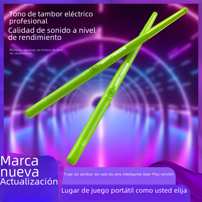 Juego de tambor de aire práctica niños adultos casa principiante palo de tambor electrónico profesional cuerpo sensación tambor conjunto