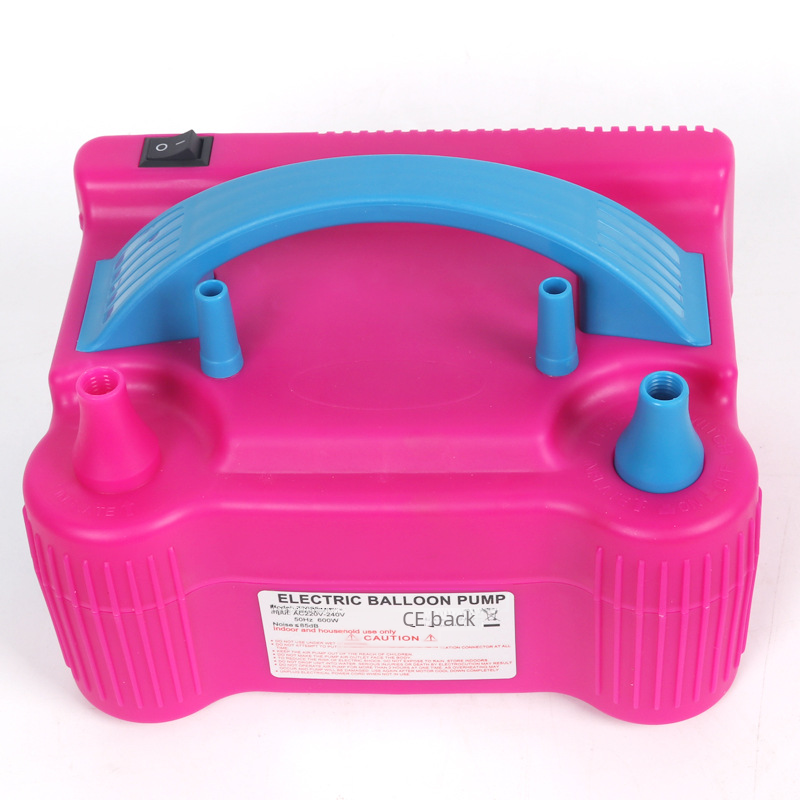 Electric Air Pump 73005 Dual Hole Electric Air Compressor Birthday Party Wedding Balloon Inflation Tool Wholesale