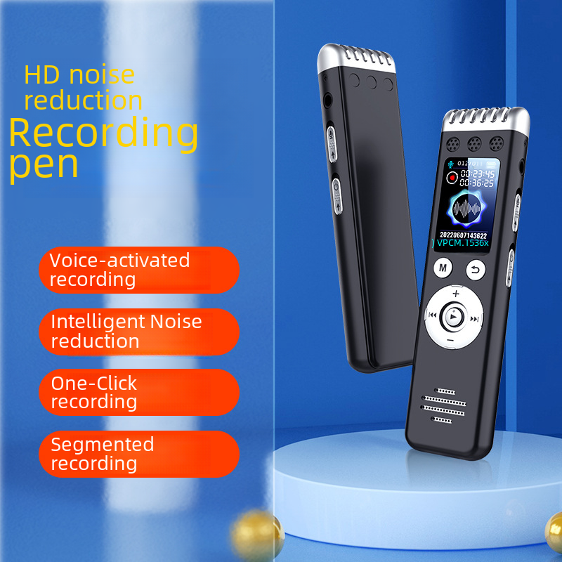 Q88 High Definition Noise Reduction Recording Pen Voice-Controlled Recording MP3 Conference Interview Ultra Long Recording External Speaker Professional Recorder