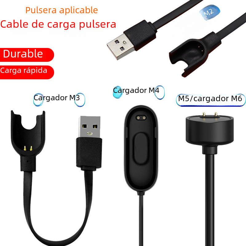 Cable cargador de banda inteligente M2m3m4m5m7m8 para Xiaomi 7/8pro, accesorios digitales para ordenador, Cable de carga para dispositivo inteligente