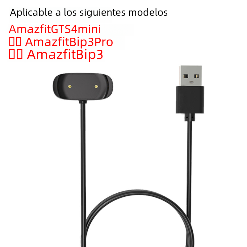 Aplicable a Huami Amazfit Bip 3 Pro reloj cable de carga GTS4 mini/bip U cargador magnético