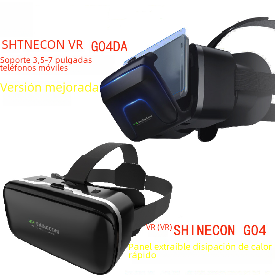 VR SHINECON gafas Mágicas mil 6 generación Espejo Mágico G04/DA 3D teléfono móvil casco de realidad virtual panorámica