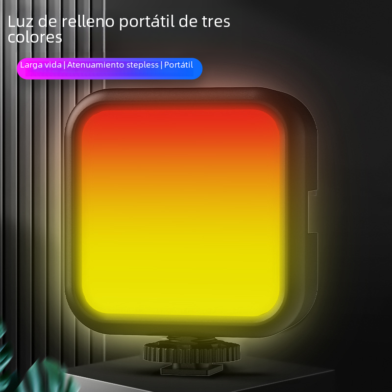 Mini luz de relleno Bluetooth, luz de belleza en vivo, clip para teléfono móvil, luz de bolsillo vertical