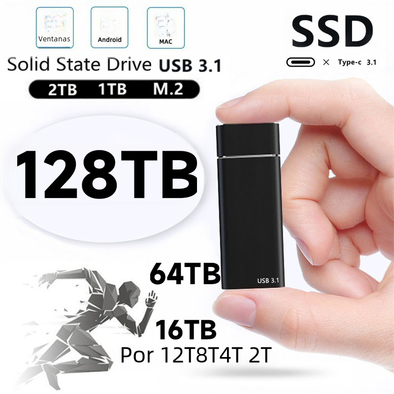 El Comercio exterior transfronterizo SSD móvil de alta velocidad SSD 16T 8T 4T 2T 1T Suministro directo de fábrica suministro estable