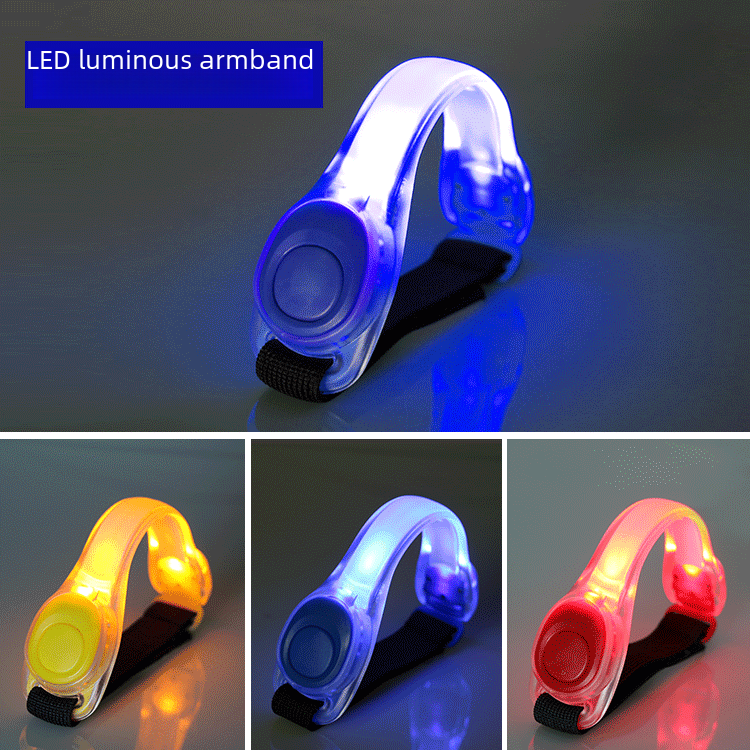 Glowing Bracelet Outdoor Equipment LED Glowing Armband Concert Support Flashing Support Props