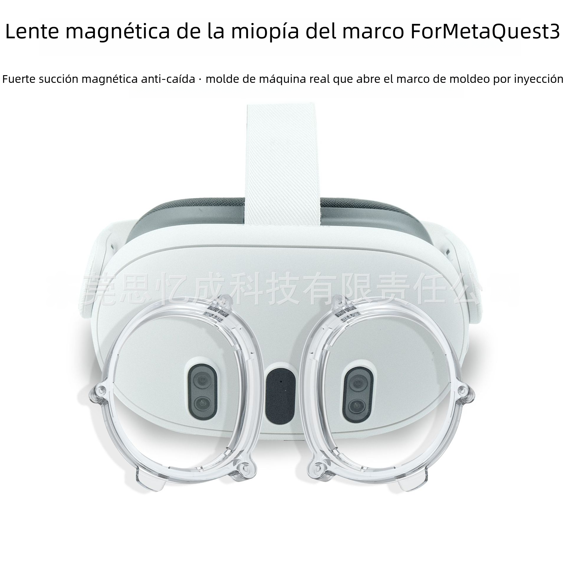 Meta quest3 marco magnético puede hacer miopía astigmatismo anti-azul lente de luz quest3 marco de miopía