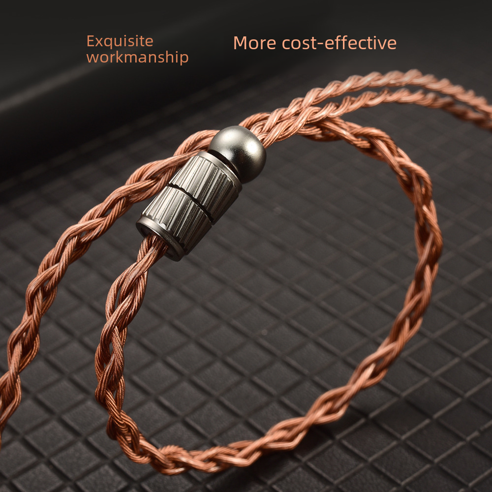 CVJ VS400 replaceable audio plug 4.4m 3.5mm oxygen-free copper headphone upgrade wire 0.78mm mmcx