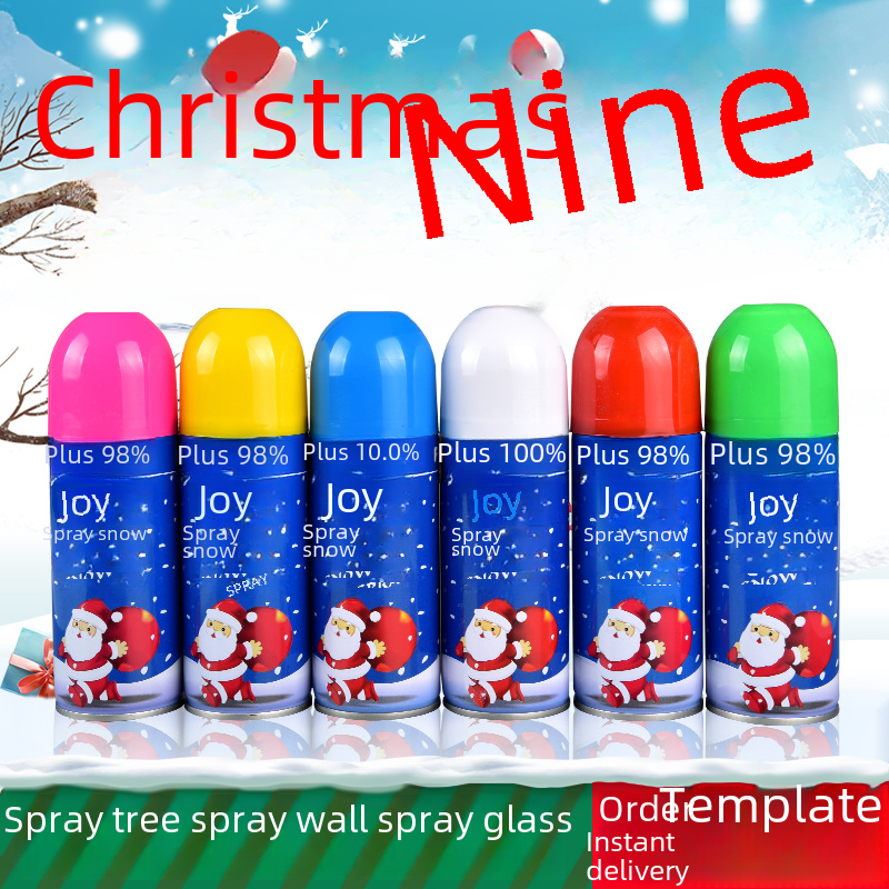 White Flying Snow Simulation Snowflakes, One-Time Delivery Spray Snow Color Ribbons, Handheld Spray Mist, Christmas Wedding Manufacturer Direct Sale