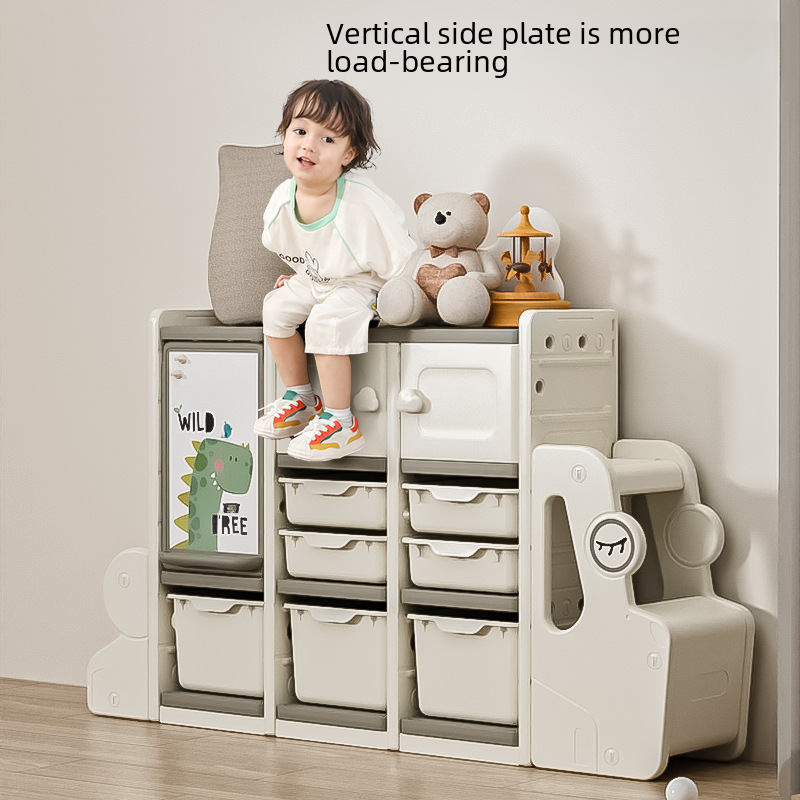 Children's toy storage rack storage cabinet large capacity multi-layer storage rack storage cabinet baby toy rack storage cabinet