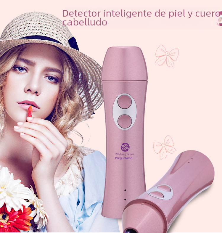 Detector de piel portátil Detector de cuero cabelludo UV Detección de cabello Polarizador de pelo Detector de folículo piloso