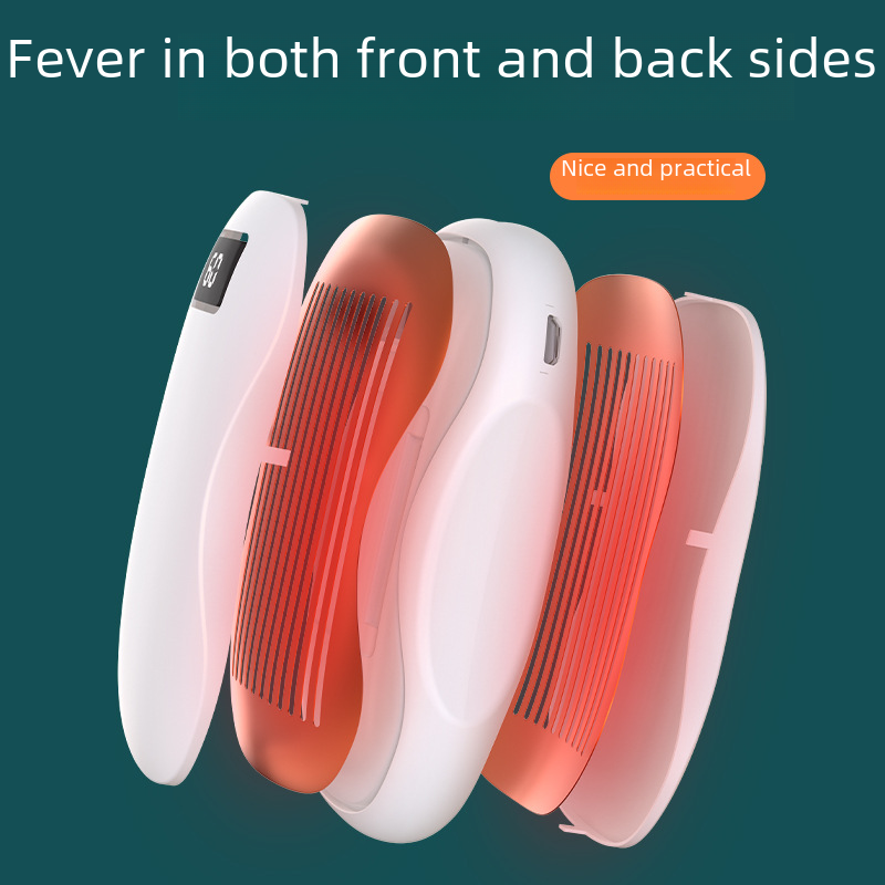 2024 new cross-border mini digital display hand warmer USB charging office environment outdoor sports three-speed adjustable
