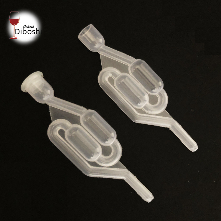 Manufacturer of foreign trade wholesale, one-way valve with cover, exhaust valve, pp water seal, plastic fermentation valve, Dibo Shi